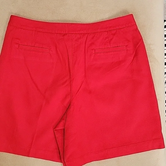 Liz Claiborne Liz Sport Red Bermuda Shorts Size 14 EUC - Picture 4 of 13